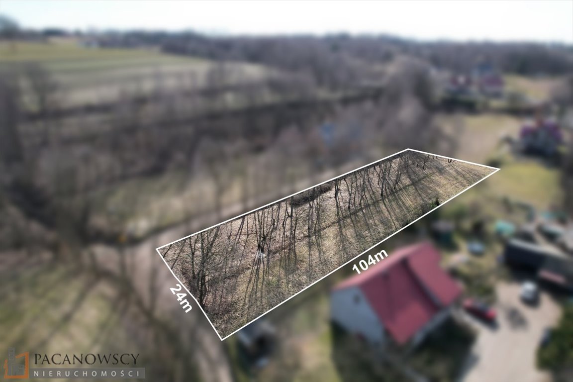 Sprzedam działkę 25 arów w Brzoskwini z mediami i MPZP Brzoskwinia  2 500m2 Foto 1