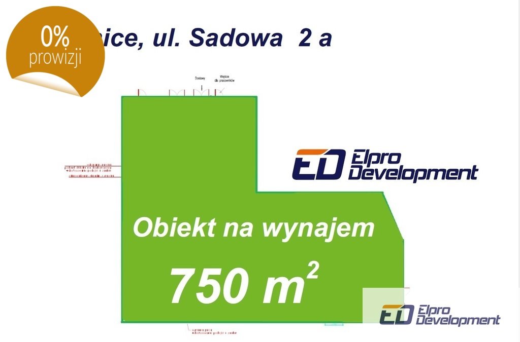 Lokal użytkowy na wynajem Łysomice, Sadowa  750m2 Foto 2