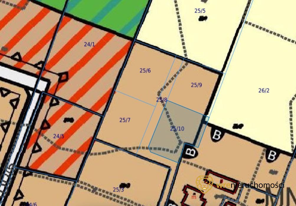 Działka budowlana 1133 m² w Dolinie Baryczy z dostępem do mediów Dąbrowa  1 133m2 Foto 1