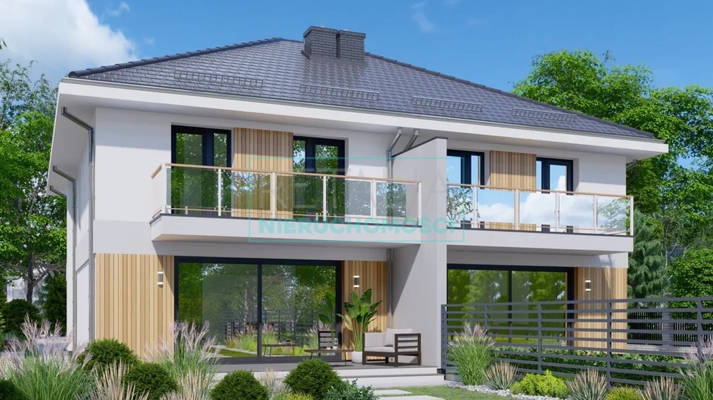 Nowoczesny bliźniak 129 m² z ogrodem w Żelechowie Żelechów  129m2 Foto 1