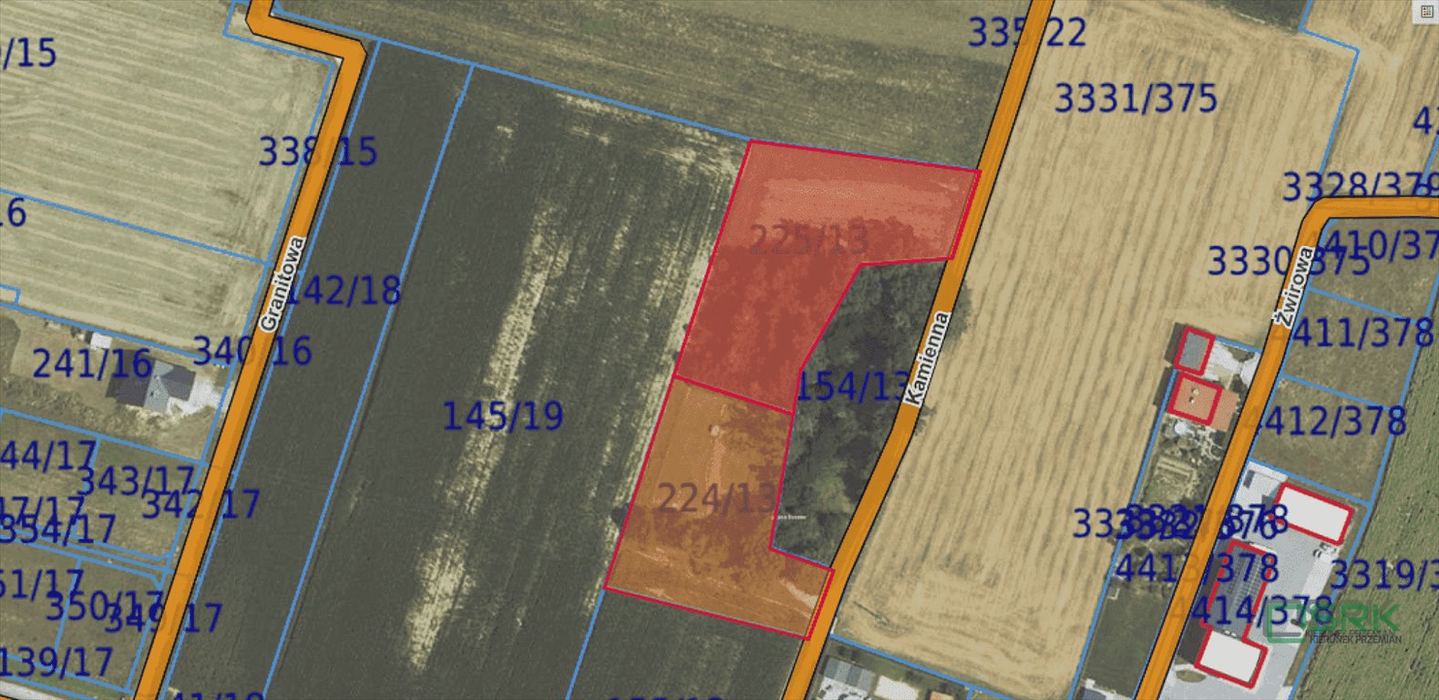 Działka usługowa 5956 m² z dostępem do ul. Kamiennej Rudziczka, Rudziczka, Kamienna  5 956m2 Foto 1