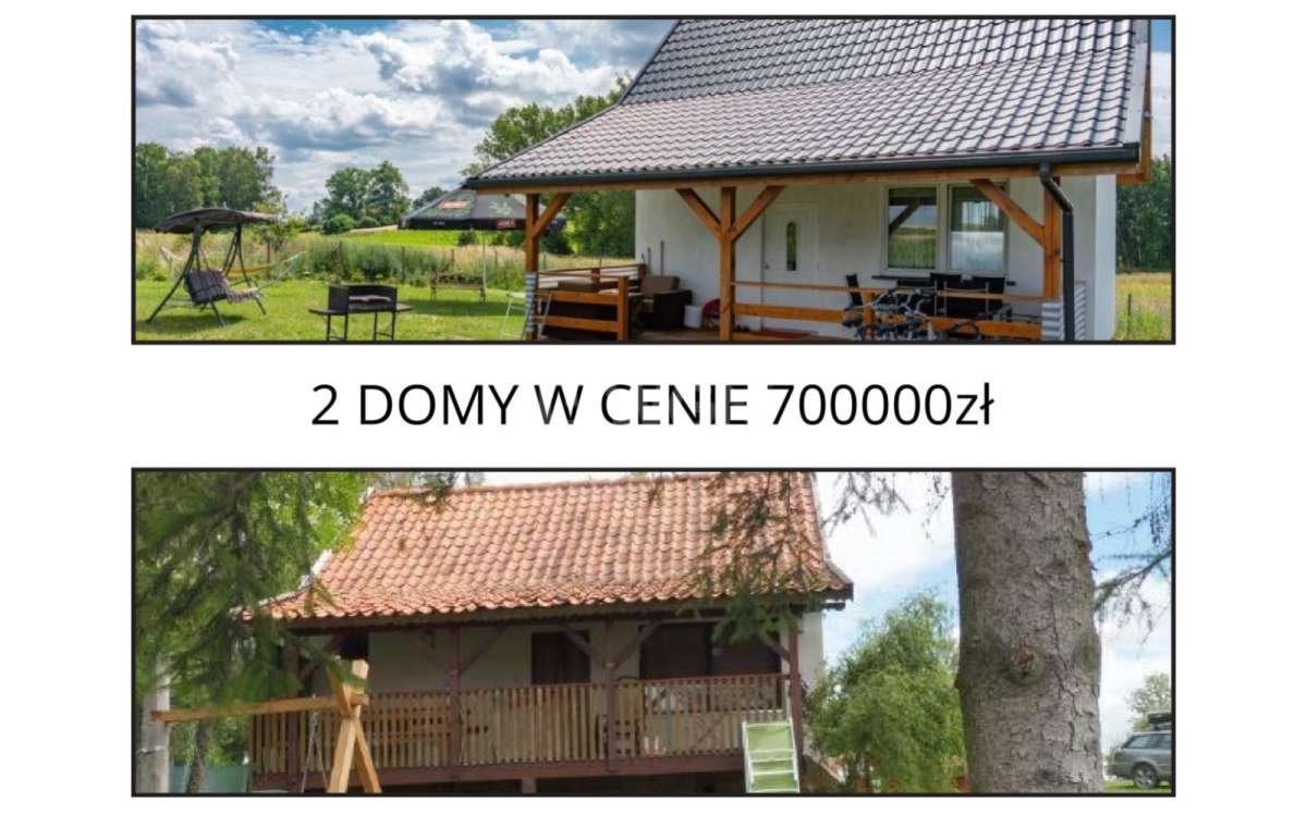 Urokliwe domy letniskowe na dużej działce 3000 m2 w Kąpie Kąp, Kąp  130m2 Foto 1