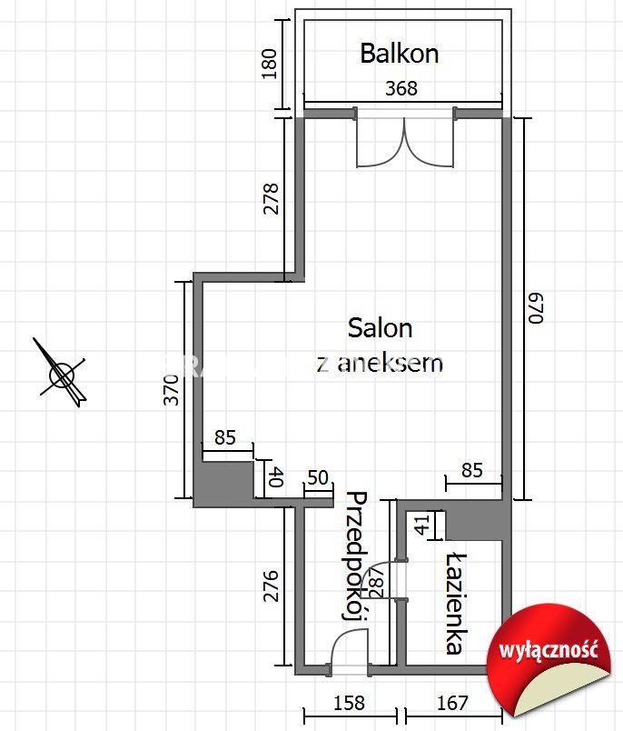 Kawalerka na wynajem Kraków, Grzegórzki, Grzegórzecka  39m2 Foto 3