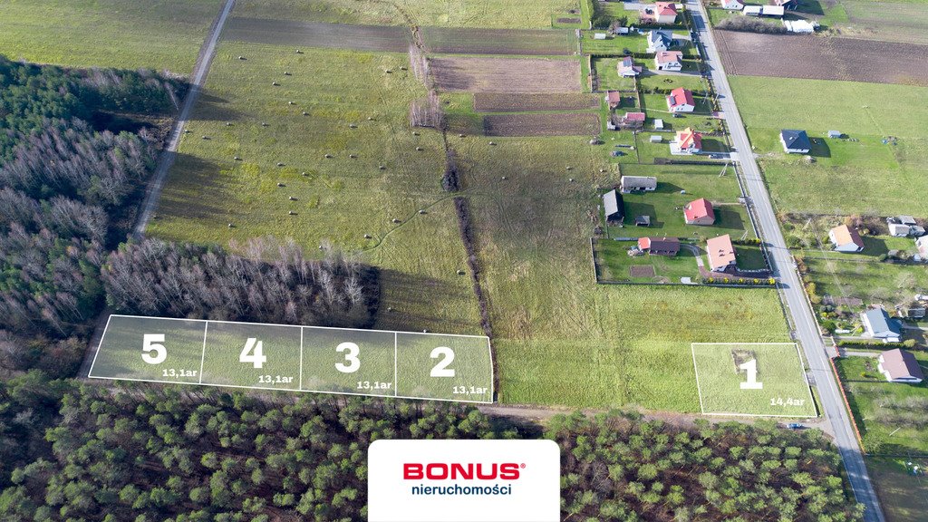 Sprzedam działki pod dom w Nowym Nart, las, media, dojazd Nowy Nart  1 310m2 Foto 1