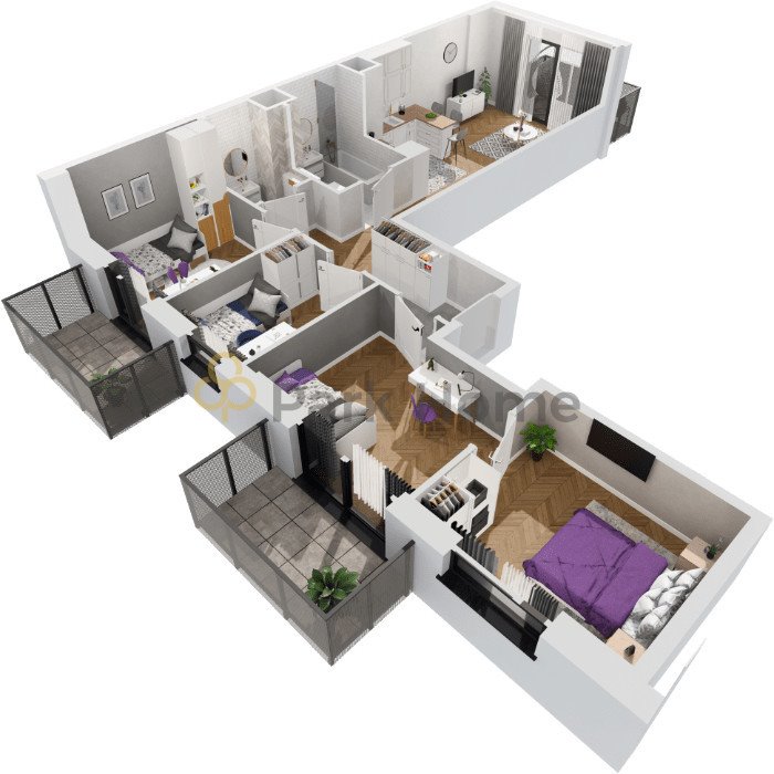 Mieszkanie na sprzedaż Poznań, Starołęka, Wagrowska  70m2 Foto 1