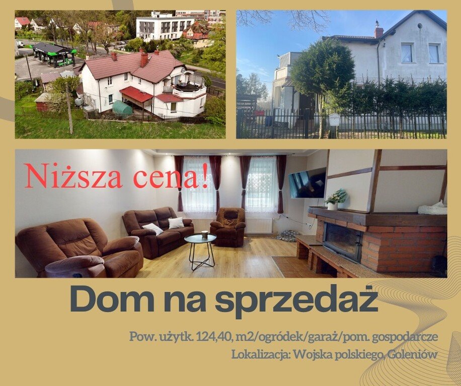 Dom na sprzedaż Goleniów, Wojska Polskiego  124m2 Foto 3