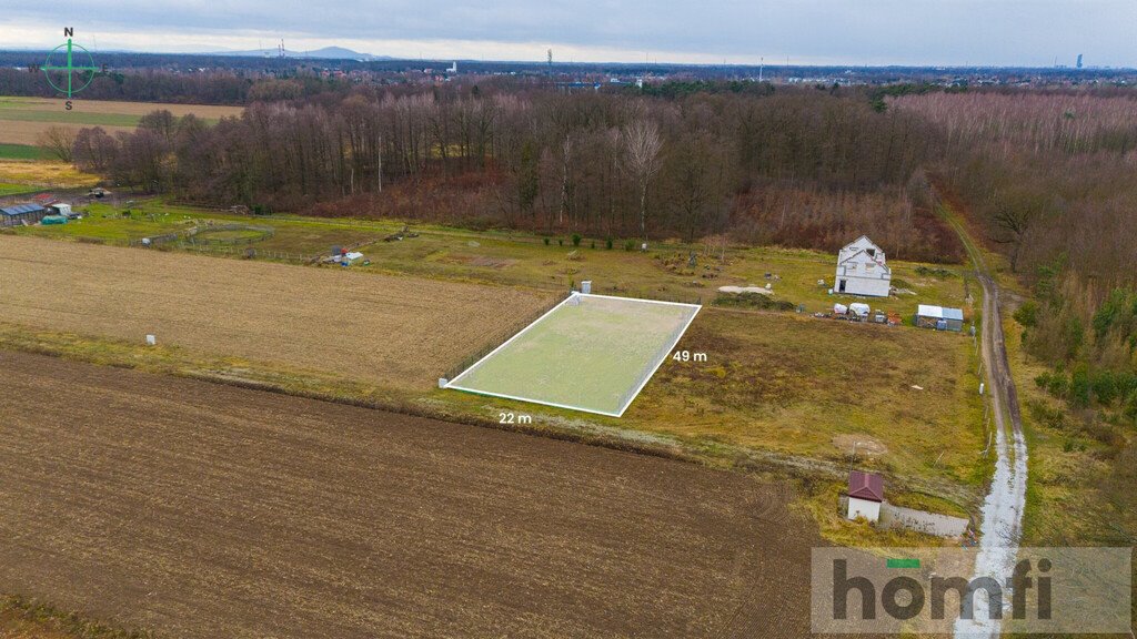 Działka budowlana na sprzedaż Jeszkowice, Pod Lasem  1 076m2 Foto 1