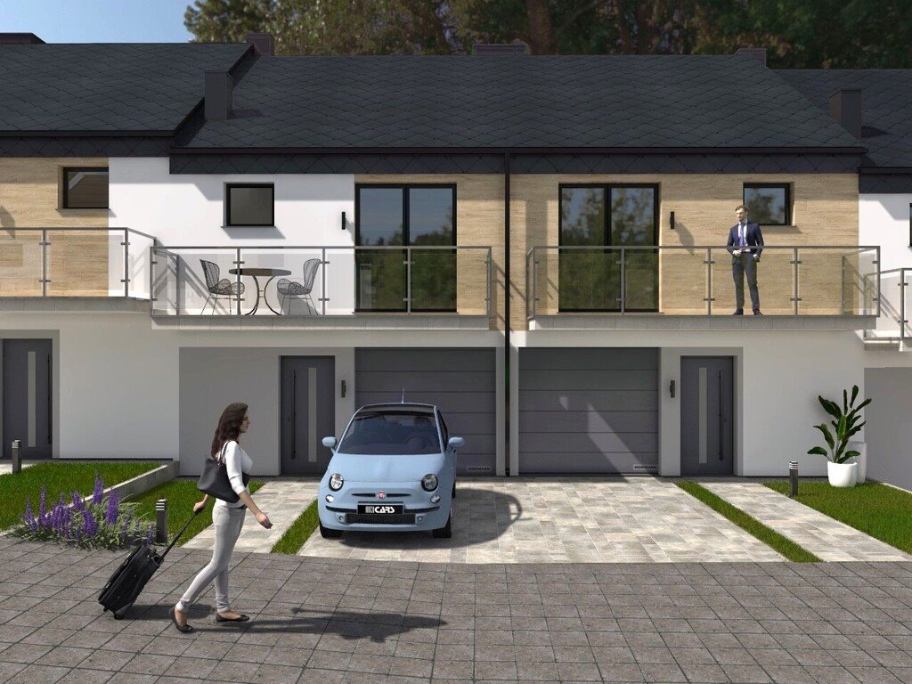 Nowoczesny dom 94m² z garażem i ogrodem w Wysokiej Głogowskiej Wysoka Głogowska  94m2 Foto 1