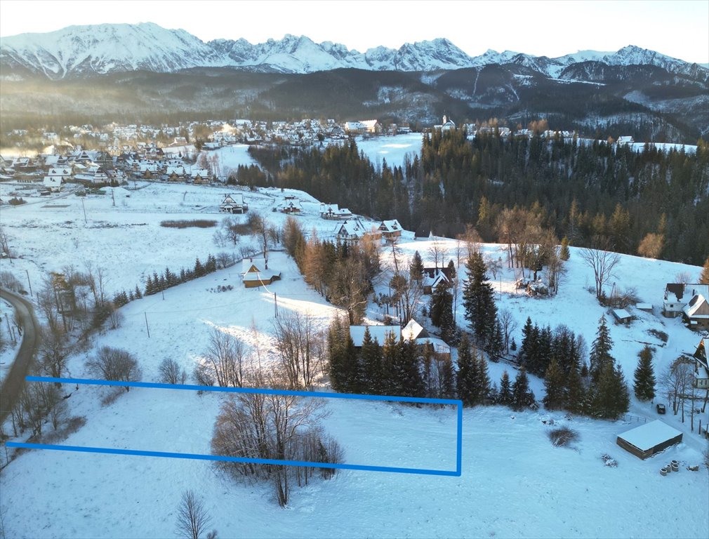 Działka inwestycyjna z widokiem na Tatry, 2720 m² Zakopane, Zakopane, Hrube  2 720m2 Foto 1