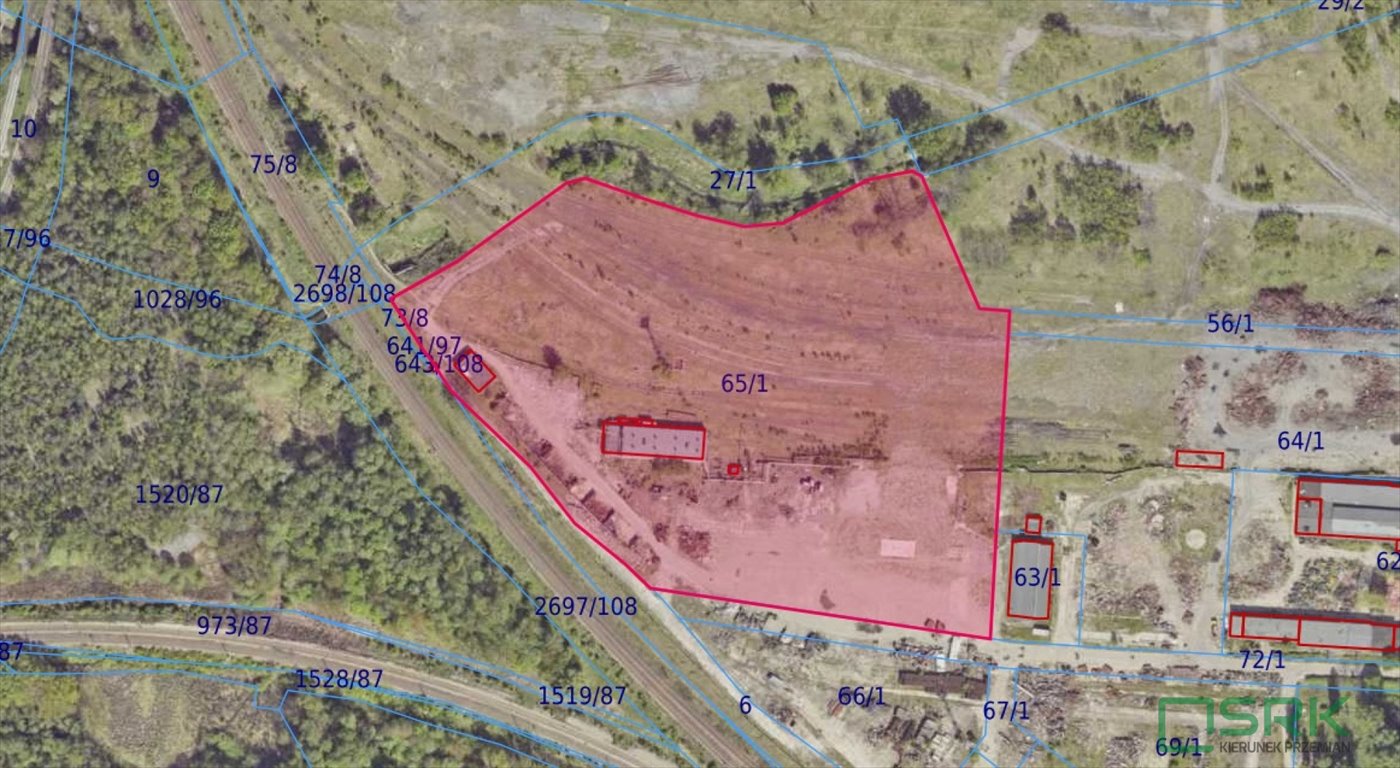 Działka przemysłowa z budynkami, 38 408 m², Zabrze Zabrze, Makoszowska  38 408m2 Foto 1