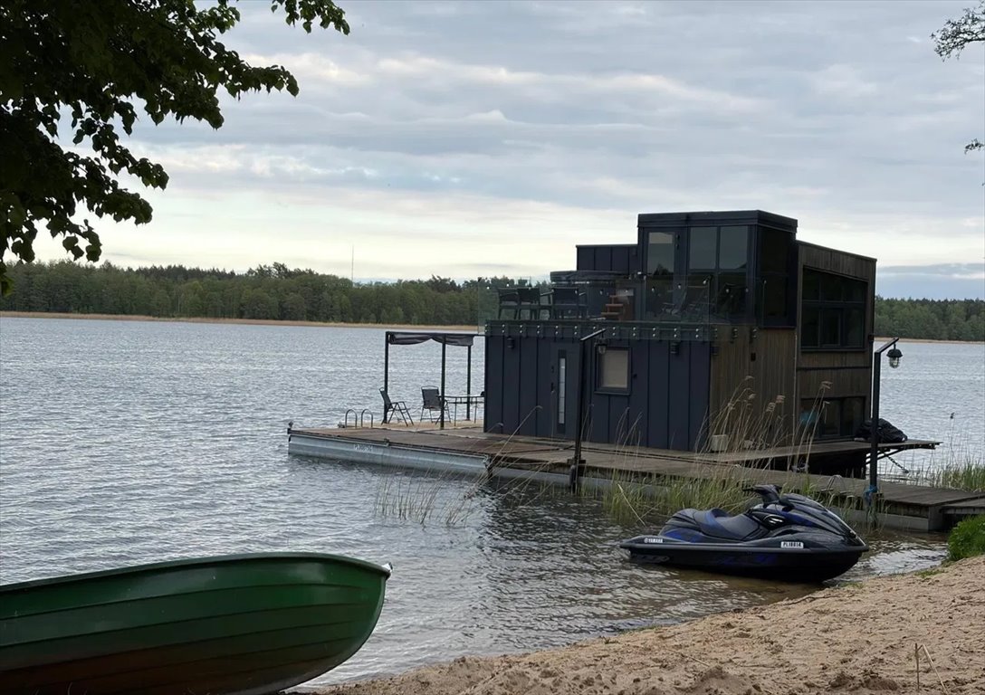 Dom na wodzie z jacuzzi i pomostami w Giżycku. Giżycko  80m2 Foto 1