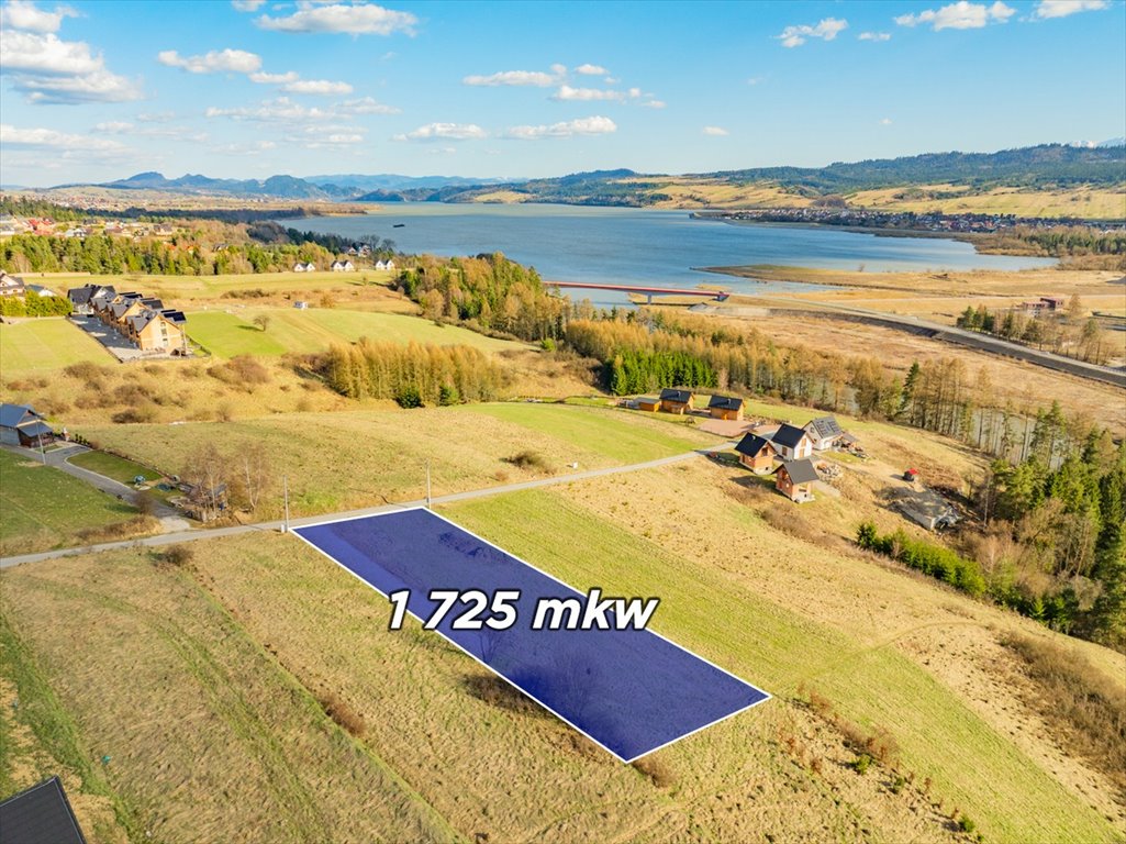 Widokowa działka 1725 m² z panoramą Tatr i Jeziora Czorsztyńskiego Szlembark, Widokowa  1 725m2 Foto 1