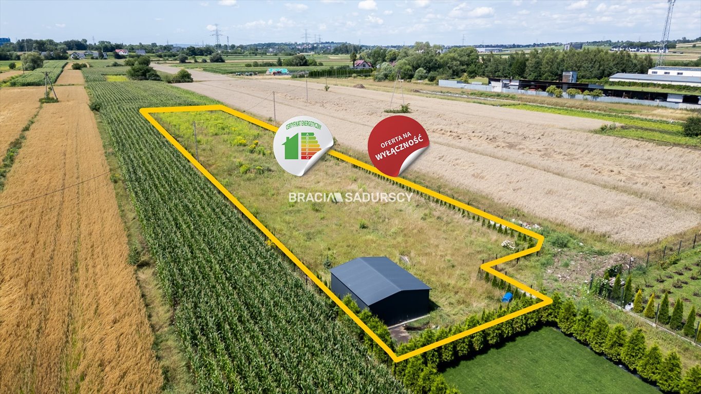 Działka budowlana na sprzedaż Kraków, Wzgórza Krzesławickie, Wadów, Za Ogrodem  2 700m2 Foto 3