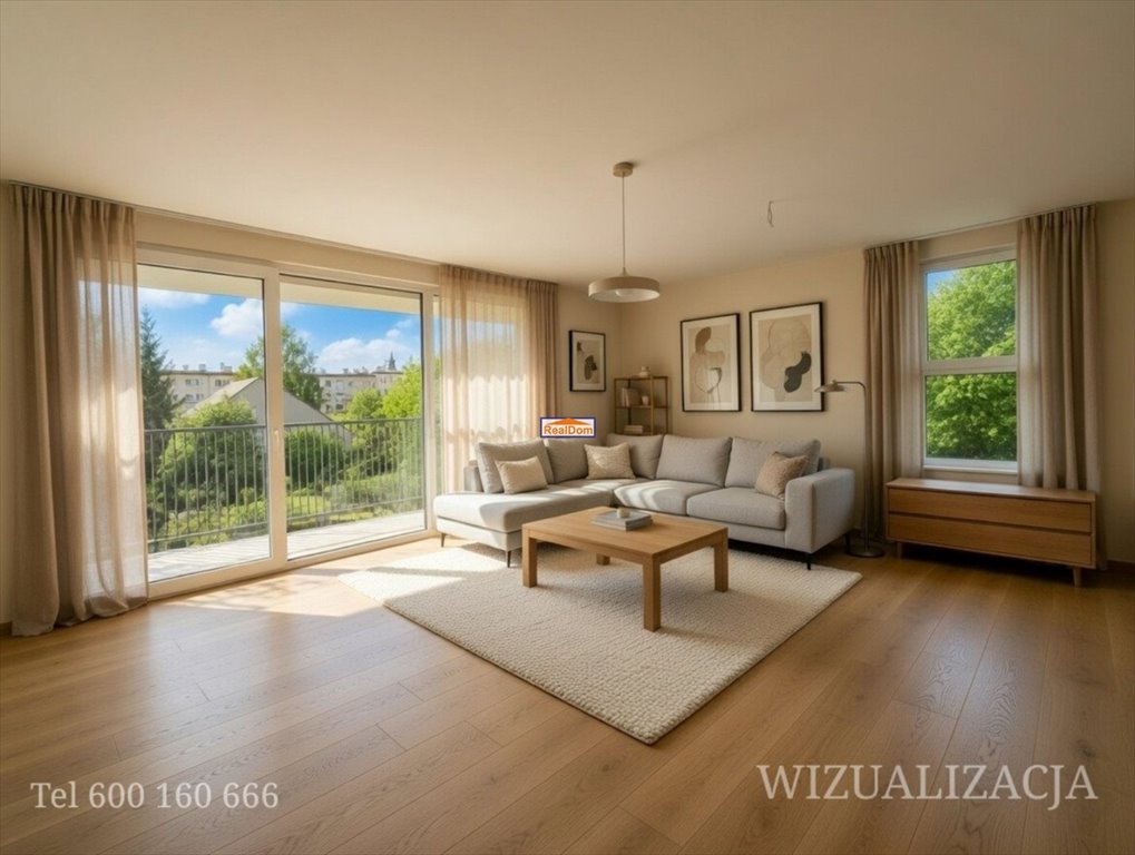 Przestronne 2 pokoje z balkonem i klimatyzacją w Prokocimiu Kraków, Bieżanów-Prokocim, Prokocim, Bieżanowska  45m2 Foto 1