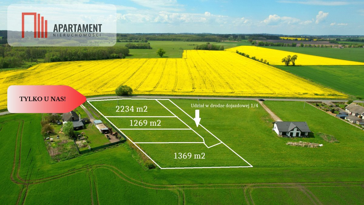 Działka budowlana na sprzedaż Zalesie  1 369m2 Foto 1