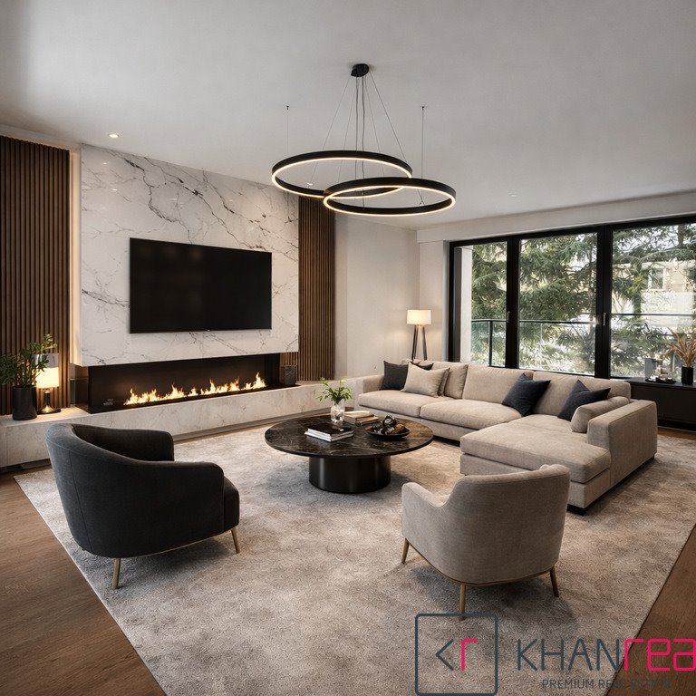 Ekskluzywny apartament 148 m² z 4 pokojami i garażem Warszawa, Górska  149m2 Foto 1