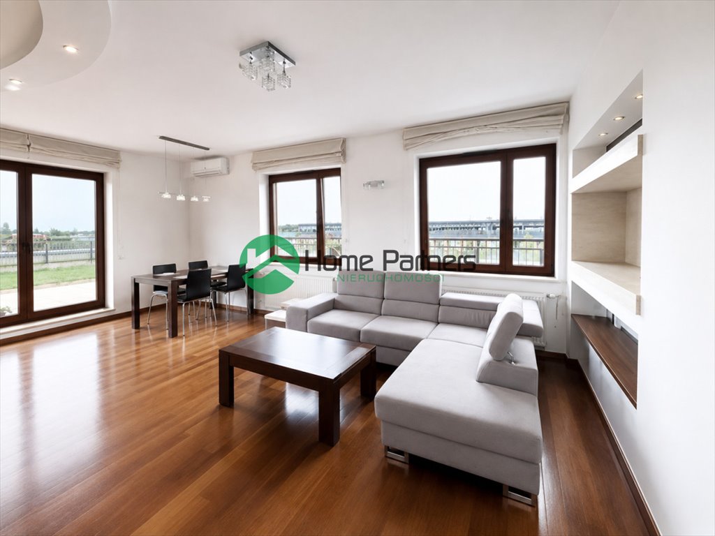 Apartament 113 m² z tarasem 80 m² i klimatyzacją Warszawa, Wilanów  113m2 Foto 1