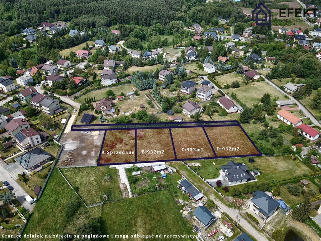 Działka 932 m² z WZ pod dom w Trzebini Siersza Trzebinia, Siersza  932m2 Foto 1