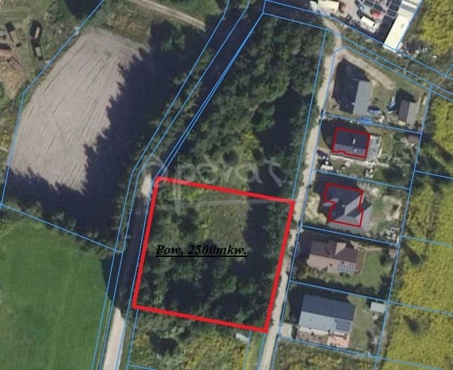Działka 2500 m² z drzewami, media, ogrodzona, Łąkowa Ostrów Wielkopolski, Łąkowa  2 500m2 Foto 1