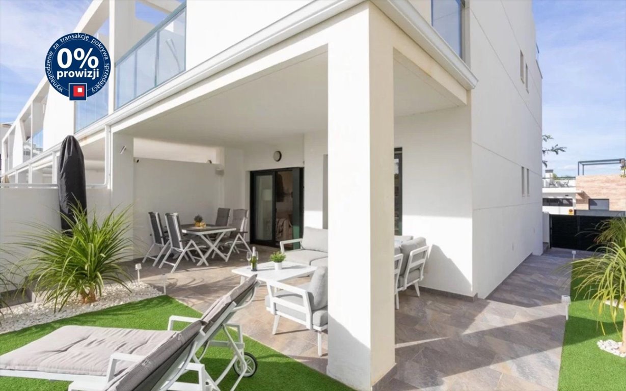 Prestiżowe mieszkanie z ogródkiem blisko plaży w Orihuela Hiszpania, Orihuela Costa, Alicante Orihuela Costa, Orihuela Costa  77m2 Foto 1