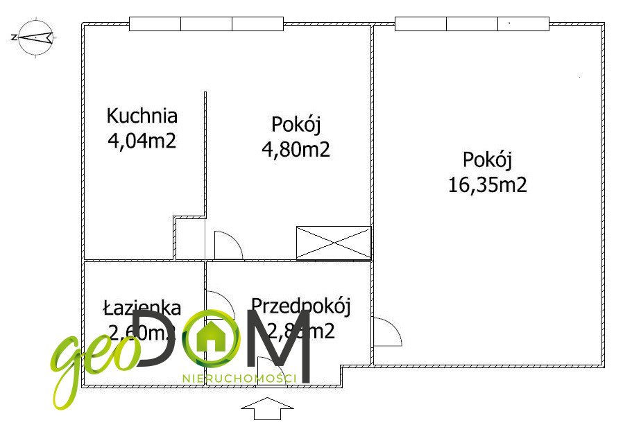 Mieszkanie dwupokojowe na sprzedaż Lublin, Bronowice, Krańcowa  31m2 Foto 3