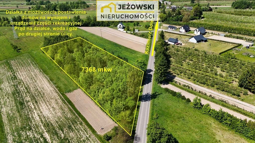 Działka budowlana na sprzedaż Kazimierz Dolny, Jeziorszczyzna  7 368m2 Foto 3