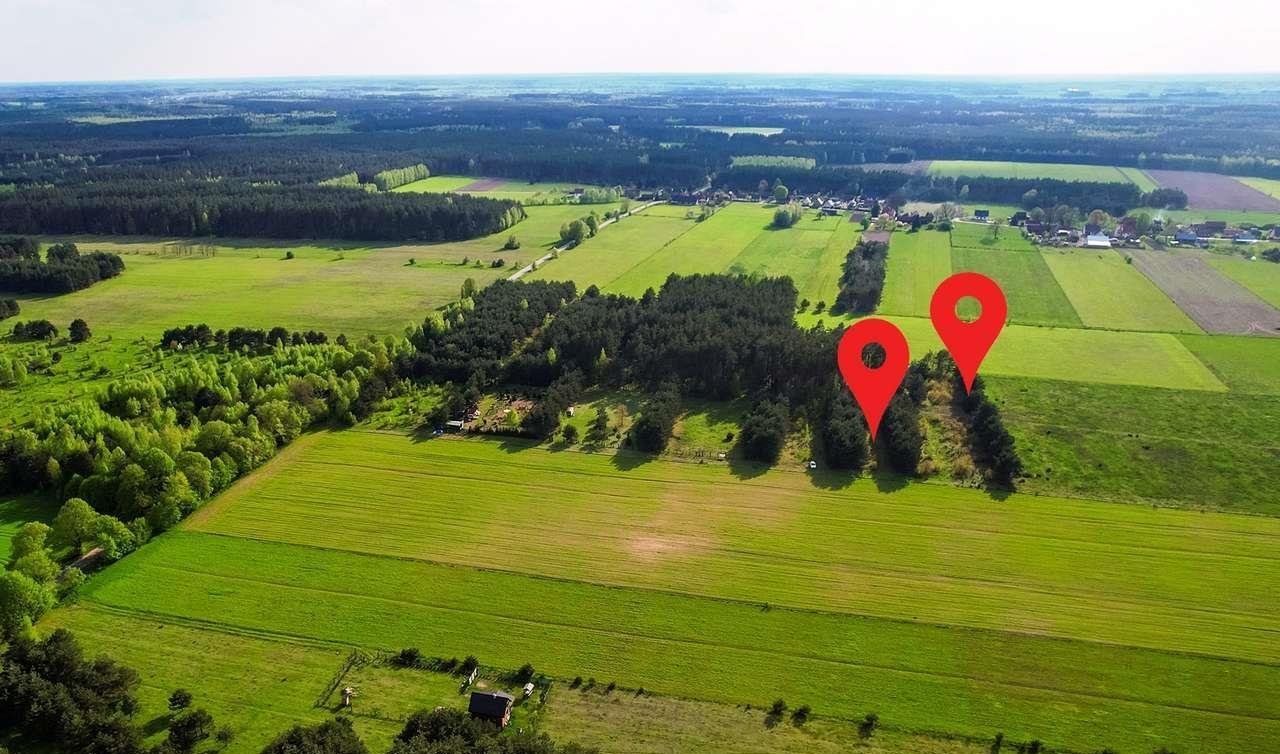 Działka 3000 m² z możliwością podziału, las i łąki, MPZP Faryny  3 000m2 Foto 1