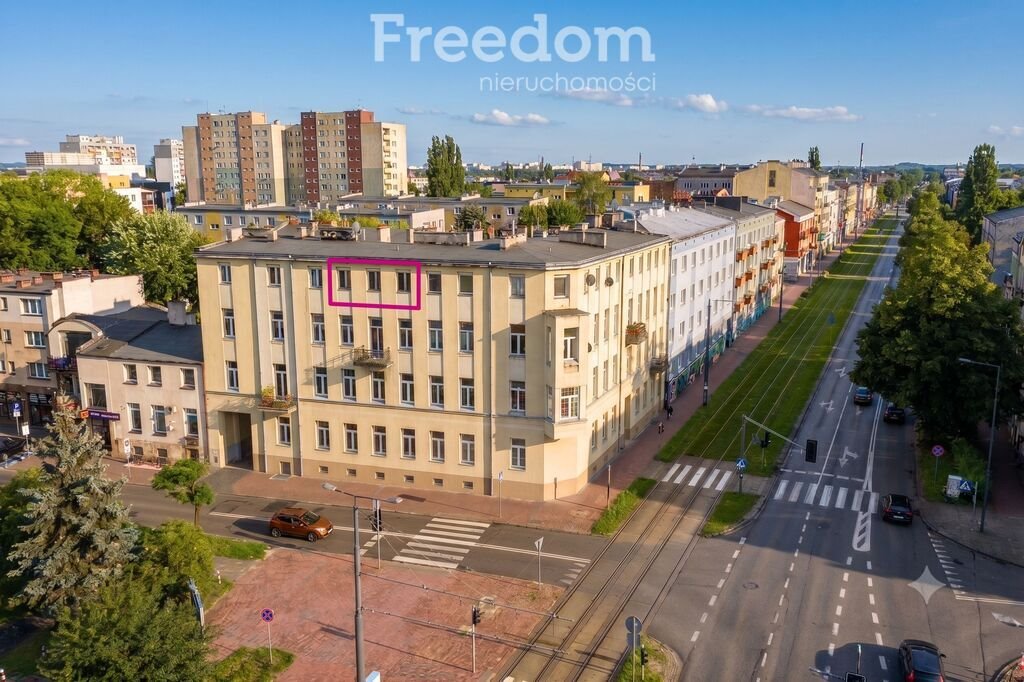 Do sprzedania funkcjonalne mieszkanie 39,58 m² w centrum Częstochowy Częstochowa, Aleja Tadeusza Kościuszki  40m2 Foto 1