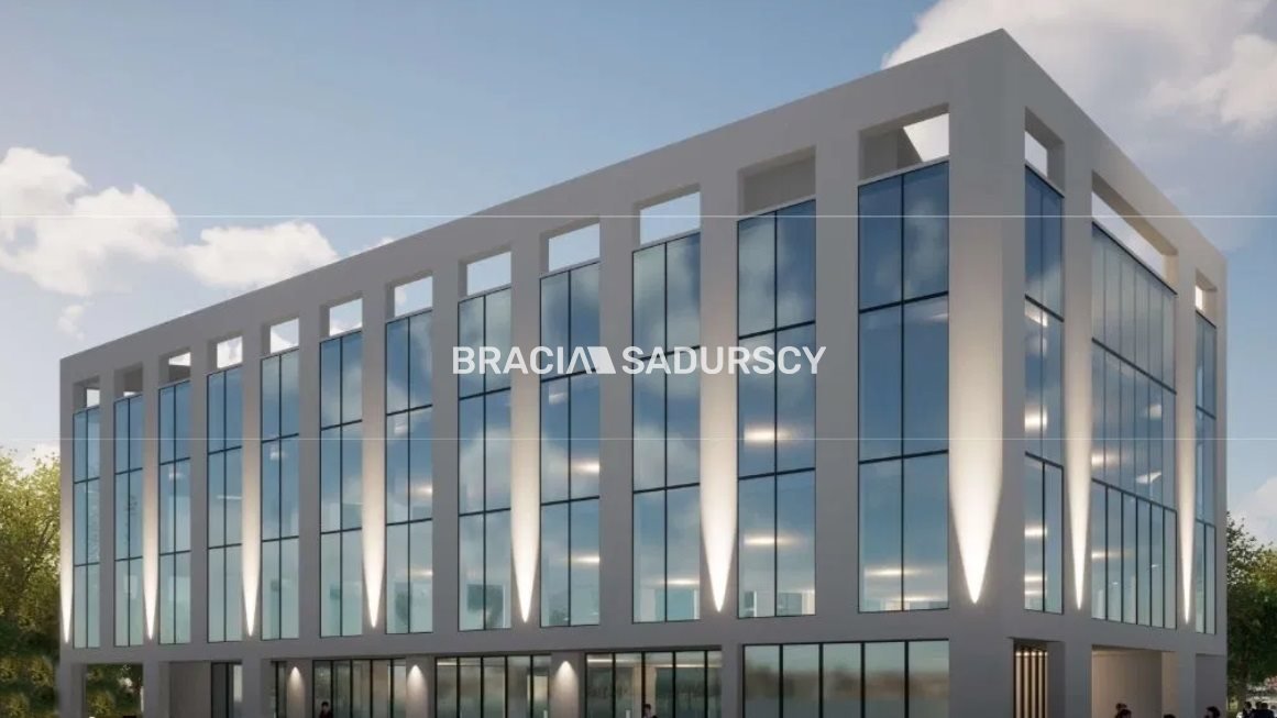 Działka pod biurowiec z projektem i pozwoleniem w Krakowie Kraków, Podgórze, Rybitwy, Feliksa Wrobela  1 500m2 Foto 1