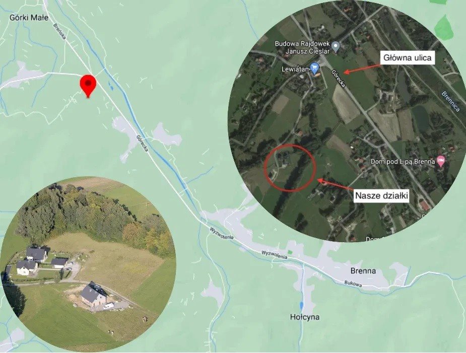 Działka 2777 m² w Brennej z dostępem do ważnych dróg Brenna, Żarnowiec, Żarnowiec  2 777m2 Foto 1