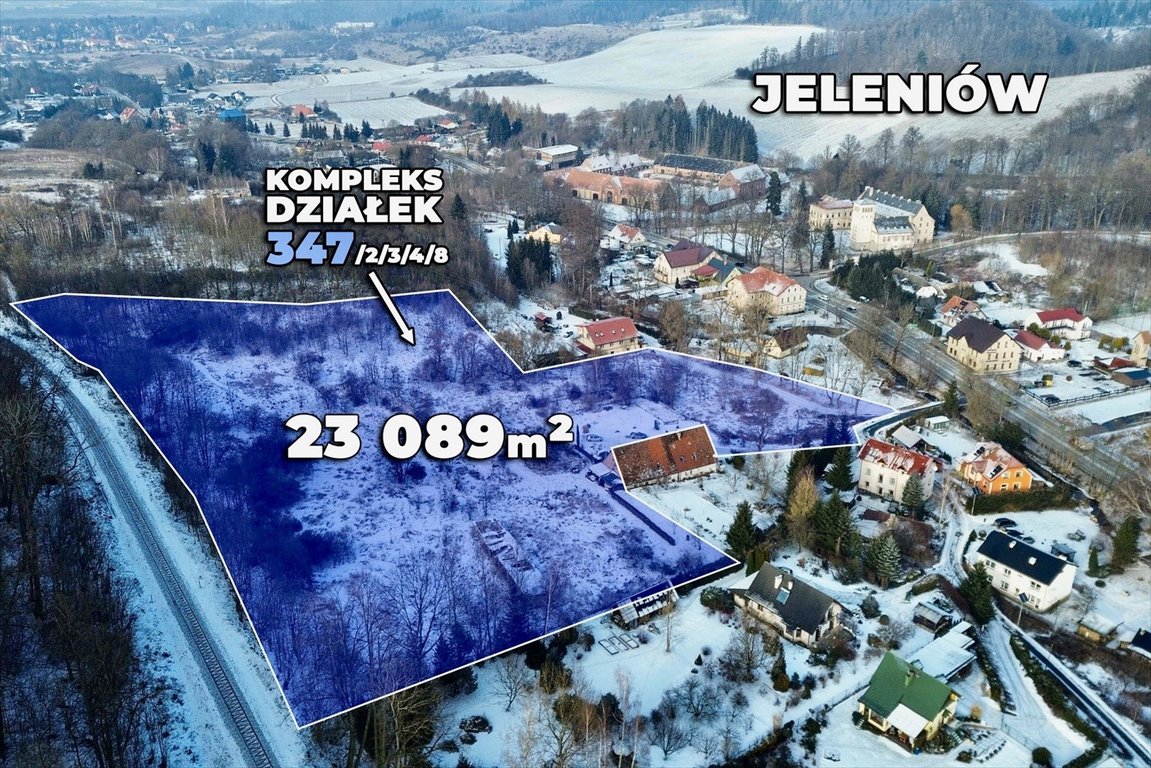 Działka z mediami pod dom lub inwestycję w Jeleniowie Jeleniów, 0  23 089m2 Foto 1