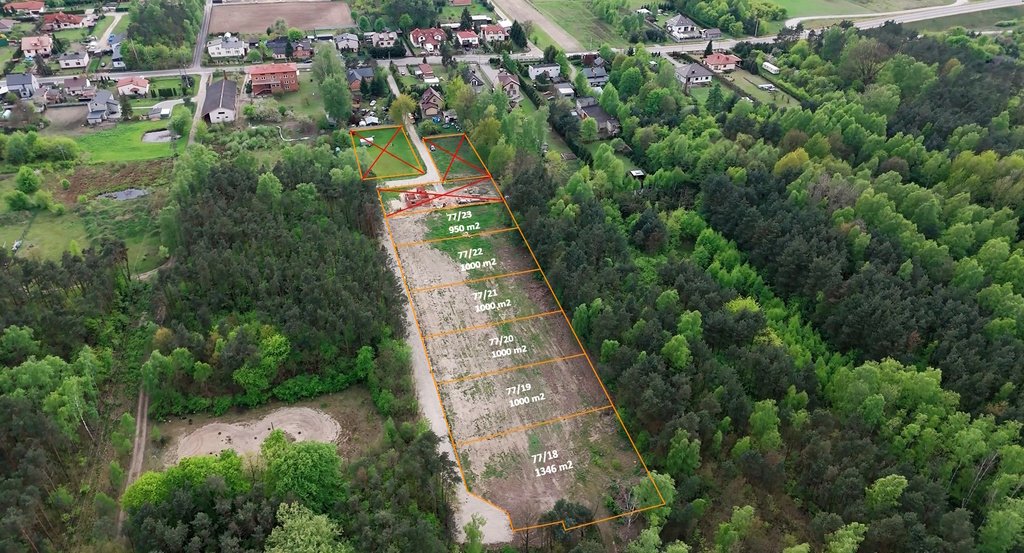 Działka budowlana na sprzedaż Łódź, Kolumny  1 000m2 Foto 1