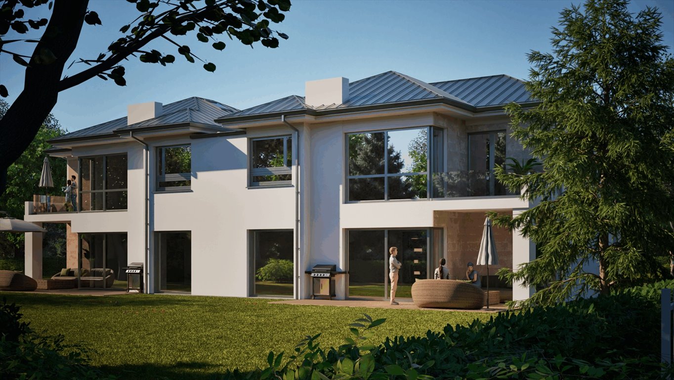 Nowoczesny bliźniak 133 m2 z dużymi oknami i garażem Warszawa, Białołęka, Choszczówka, Mehoffera  133m2 Foto 1