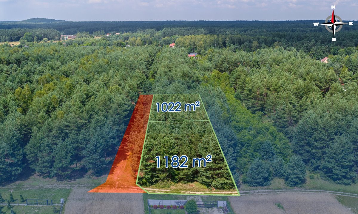 Działka budowlana na sprzedaż Długi Kąt  1 022m2 Foto 1