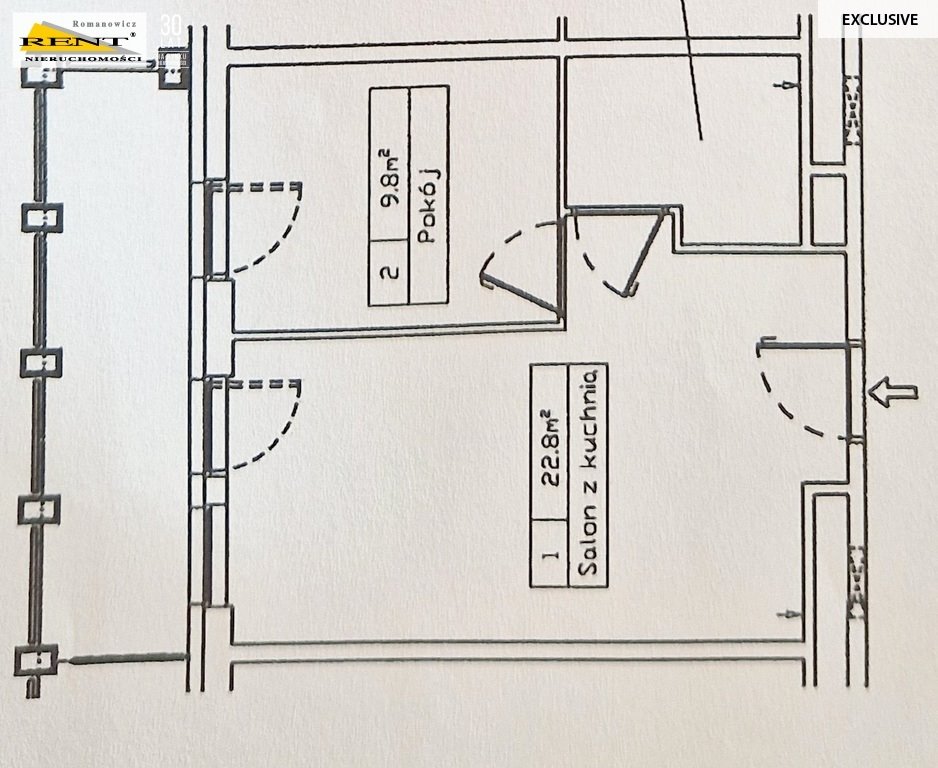 Mieszkanie dwupokojowe na sprzedaż Świnoujście  37m2 Foto 11