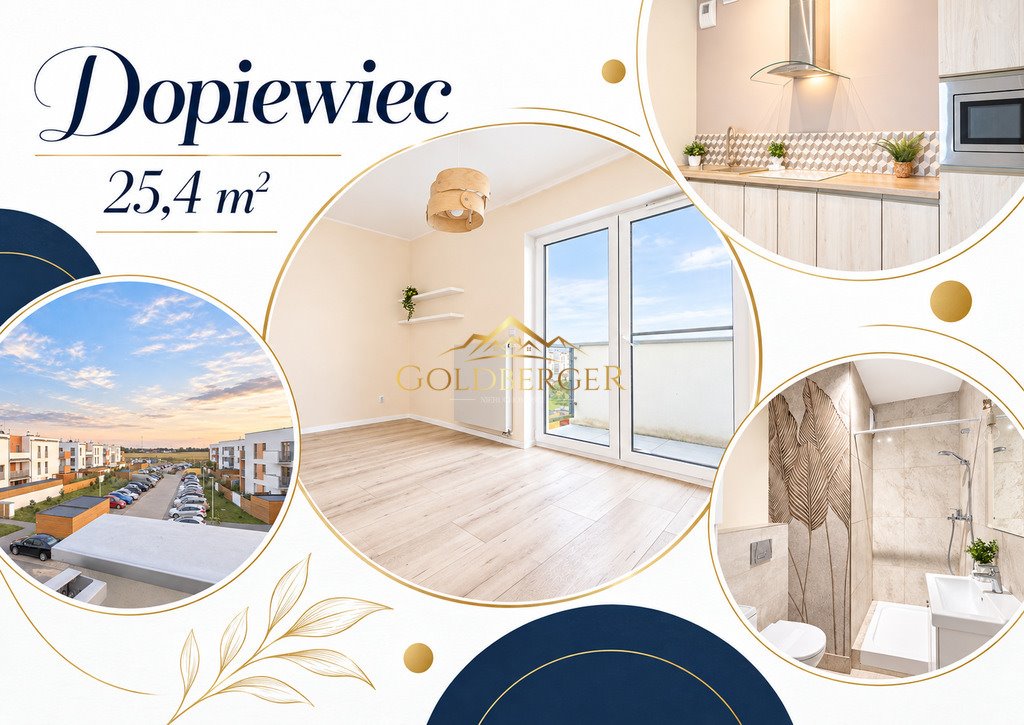Mieszkanie 25,4 m² w Dopiewcu, balkon, komórka - polecam! Dopiewiec, Polarna  25m2 Foto 1