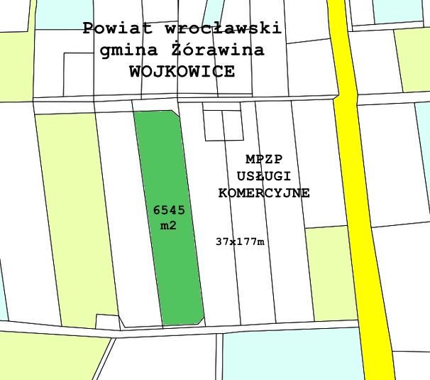 Zapraszam do obejrzenia działki 6545 m² pod zabudowę w Wojkowicach Wojkowice  6 545m2 Foto 1