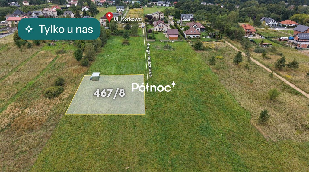 Działka 951 m² z warunkami zabudowy - Częstochowa Korkowa: Częstochowa: Korkowa