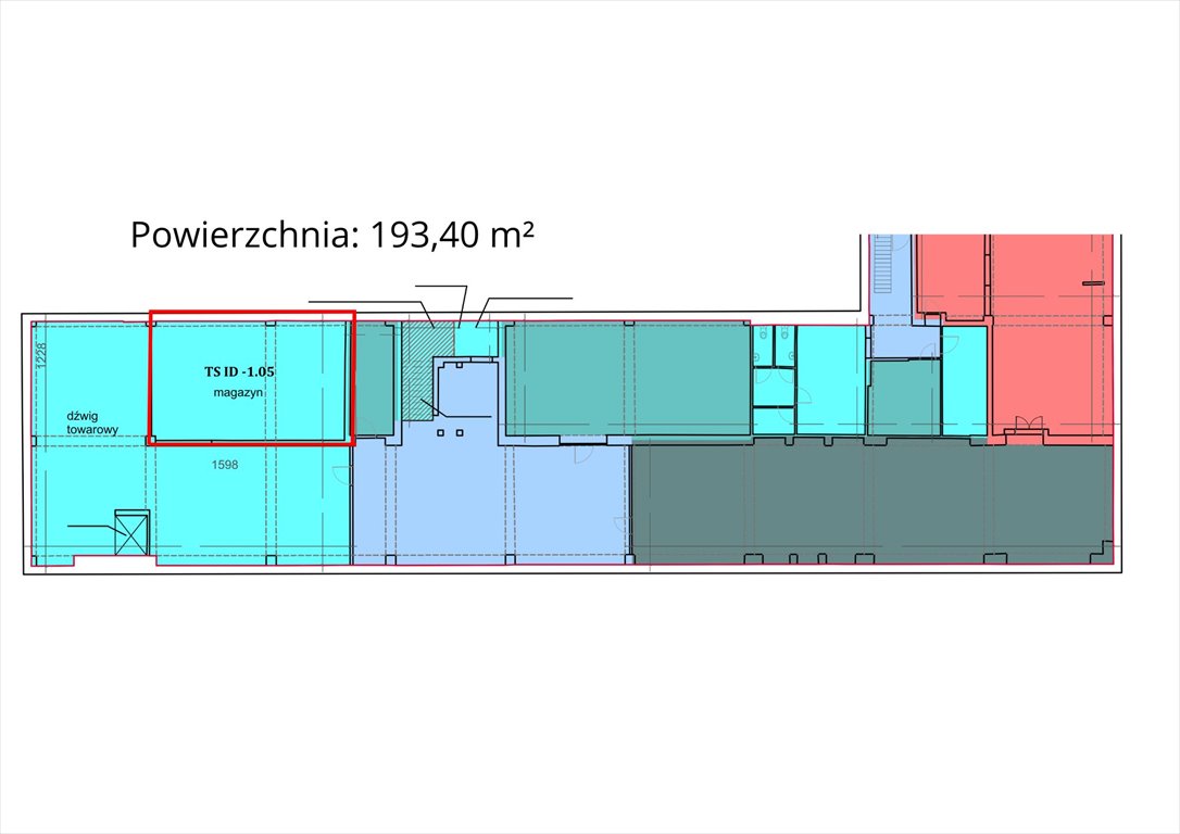 Polecam magazyn 193 m² z parkingiem i monitoringiem w Łodzi Łódź, Bałuty  193m2 Foto 1