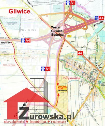 Działka inwestycyjna na sprzedaż Gliwice, Sośnica  2 500m2 Foto 1