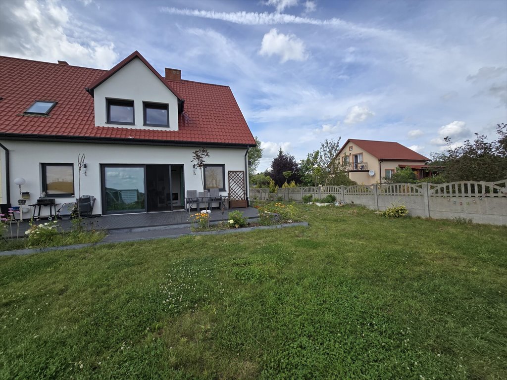 Nowoczesny dom 219 m² z garażem i tarasem w Skibach Skiby, Skiby  219m2 Foto 1