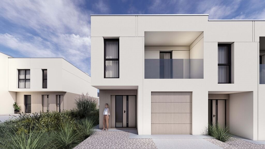 Dom szeregowy z garażem i ogrodem w prestiżowej inwestycji Rzeszów, św. Marcina  83m2 Foto 1