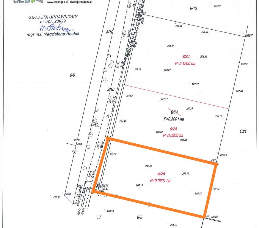 Działka inna na sprzedaż Łagiewniki Nowe, Słoneczna  901m2 Foto 5