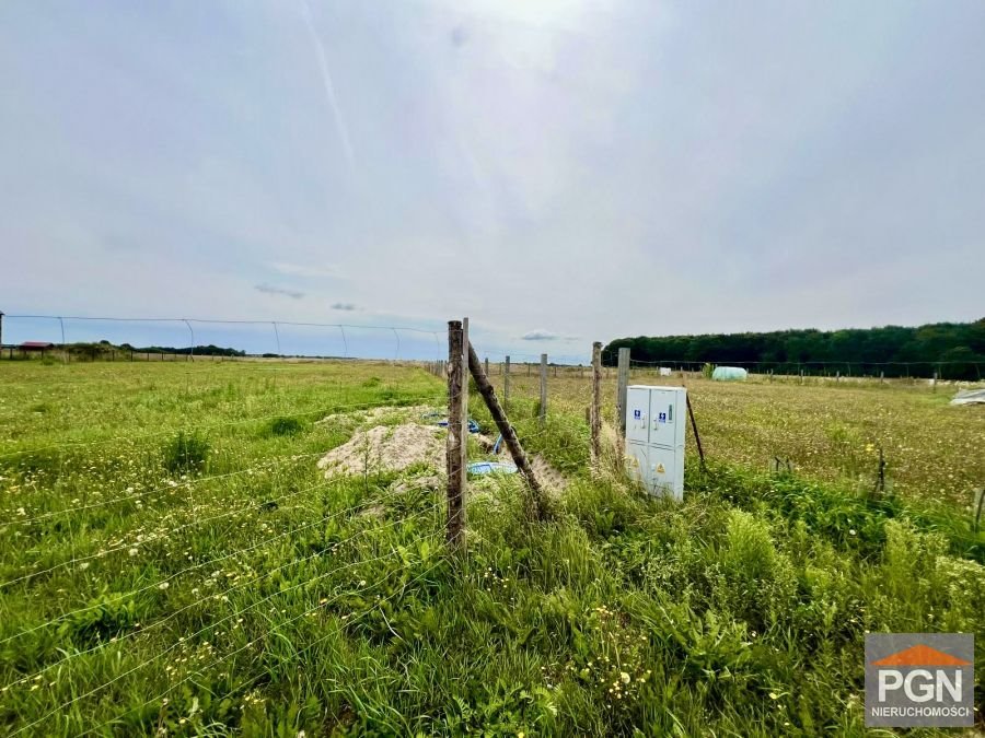 Działka budowlana 1158 m² z wodą i szambem, ogrodzona Śliwin  1 158m2 Foto 1