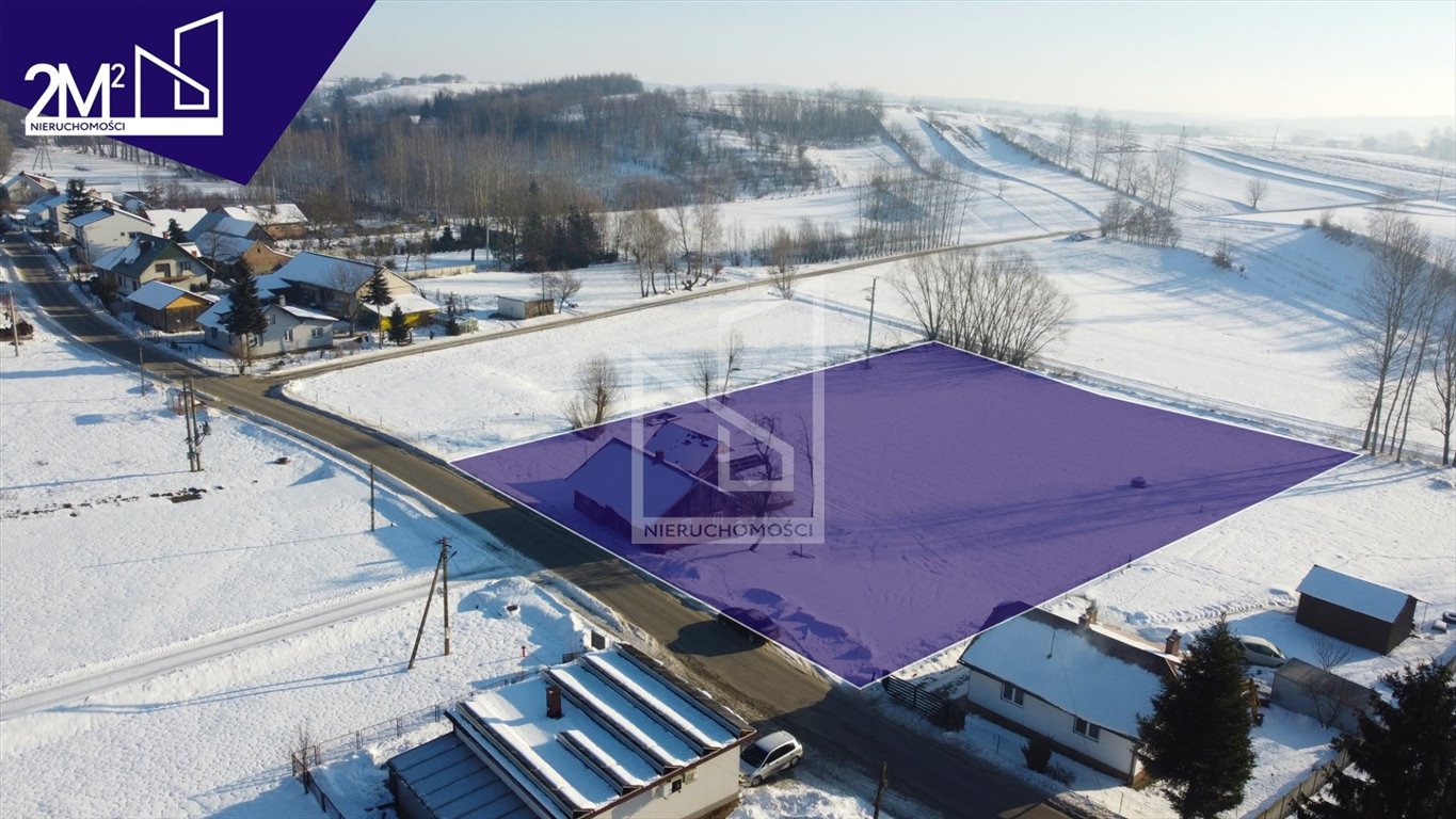 Duża działka 48,75 ara z domem i mediami w Kisielowie Kisielów  60m2 Foto 1