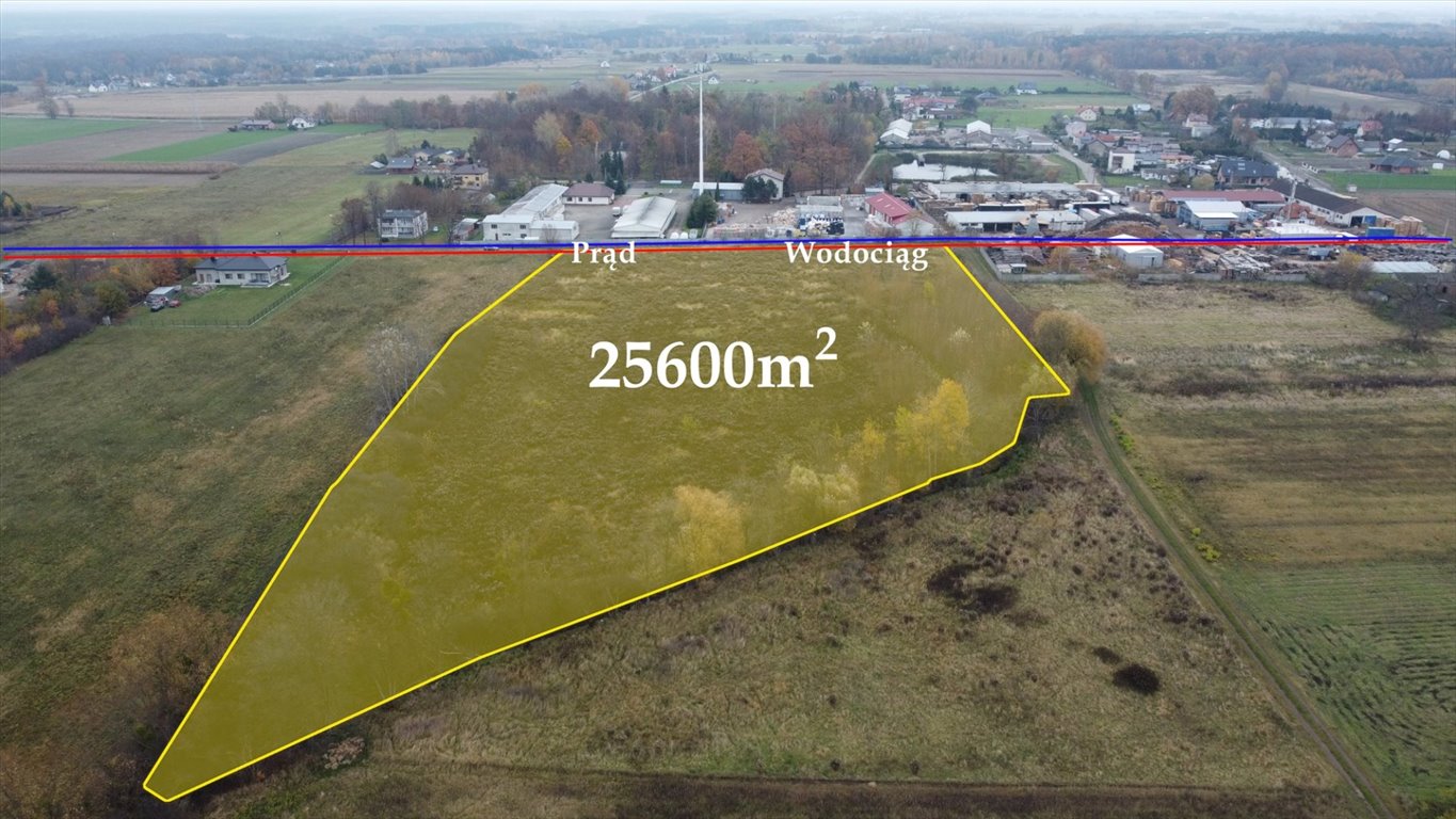 Działka 25 600 m² z warunkami zabudowy i mediami Łazy  25 600m2 Foto 1