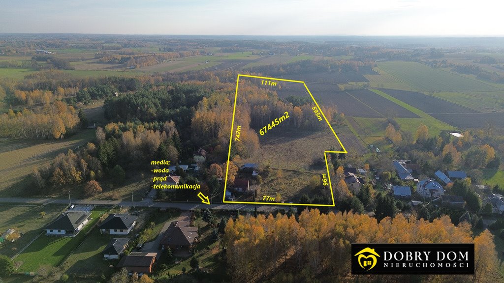 Do sprzedania działka 67 445 m² z potencjałem inwestycyjnym Baciuty  67 445m2 Foto 1