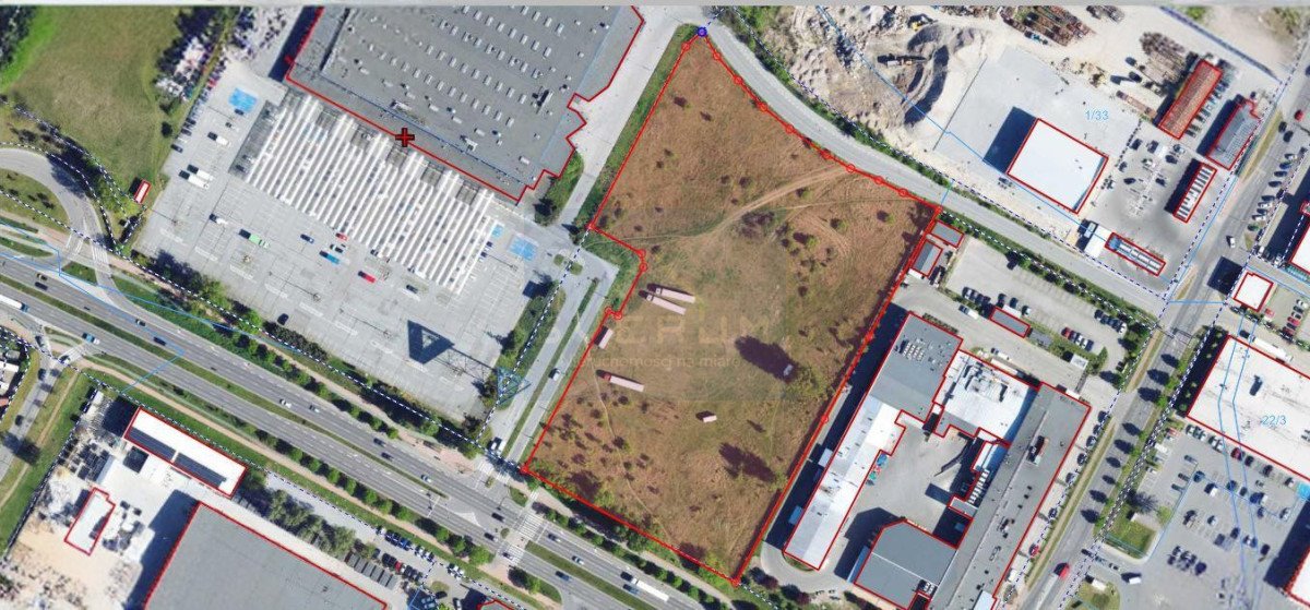 Działka usługowa 18 543 m² przy głównej drodze w Częstochowie Częstochowa, Ostatni Grosz, Jagiellońska  18 543m2 Foto 1