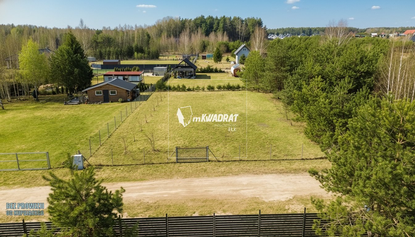 Działka budowlana 1045 m2 z mediami, planem i możliwością zabudowy Regiel, Brzozowa  1 045m2 Foto 1