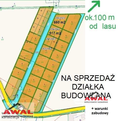 Działka budowlana na sprzedaż Czarny Młyn, Młyńska  517m2 Foto 8